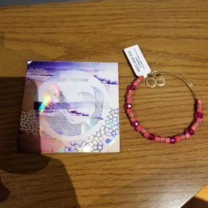 Alex and Ani Dragonfruit expandable wire bangle